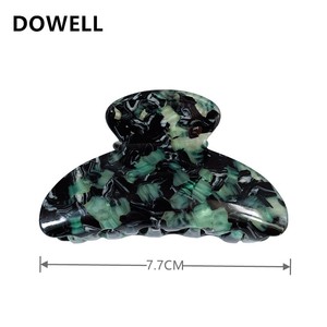DOWELL Nuevo Diseño de Pinza para el Cabello con Estampado de Leopardo, Diadema y Pasador de Pelo de Acetato para Niñas, Nueva Banda para la Cabeza de Plástico - Product Image 2