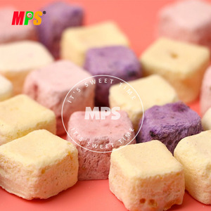 Poudre de bonbons gonflés à la saveur de vanille lyophilisée MPS, en gros, goût sucré et fruité, certifié halal - Product Image 2