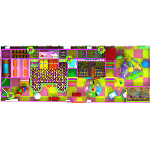 Aire de jeux pratique et durable pour enfants - Équipement souple en gros pour la communauté de réinstallation Naughty Castle - Product Image 2