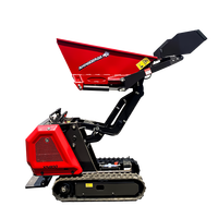 Rhinoceros XN800 1-Tonnen Hydraulischer Raupendumper Allrad-Mini-Raupenkipper mit Hebeschaufel