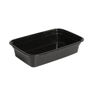 American Style Square <b>Lunch</b> <b>Box</b> 750ml Plastic Disposable <b>Microwaveable</b> Takeout Packaging With Lid - Product Image 4