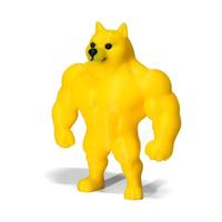 Statuette de chiot musclé imprimée en 3D couleur personnalisée, jouet, ornement, figurine miniature de collection, cadeau unique pour les amoureux des chiens, modèle 202