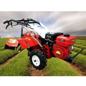 Mini gasoline electric start weeder mud land hoe power tiller for sale kenya