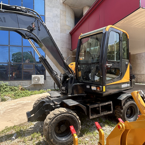 Muchas Opciones para el Cliente: Excavadora de Ruedas Hyundai HX60PRO Usada de 6 Toneladas, Modelo 2023, Motor y Rodamientos para Trabajos de Construcción - Product Image 5