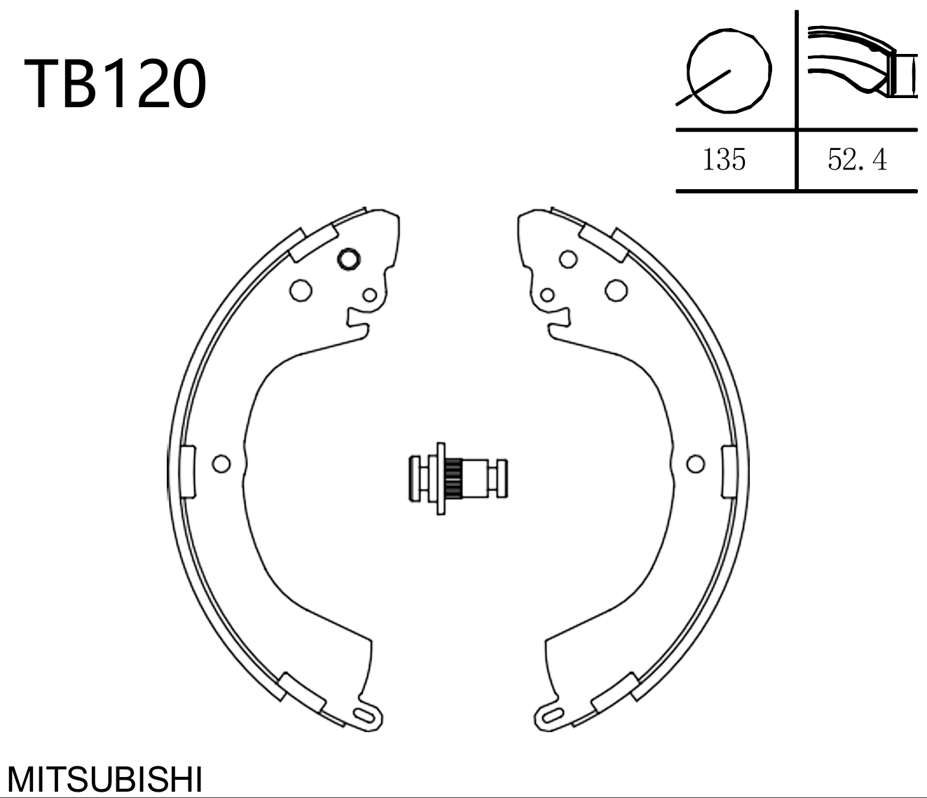 K6614 GS8691 S728-1499 OEM Terbon Auto Parts Drum Brake