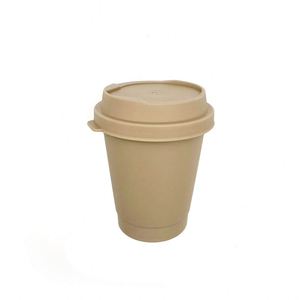 Vaso Reutilizable de 12oz, No Tóxico, Libre de BPA, Compostable, Apto para Bebidas Frías y Calientes |   Biodegradable y sin PLA - Product Image 1