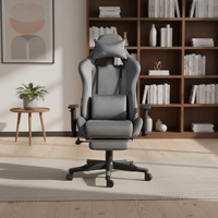 Chaise de jeu et de course moderne, inclinable, pivotante à 360 degrés, design ergonomique, réglable, en nylon extensible – Vente chaude directe usine