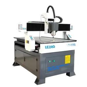 סין נתב cnc נתב 4 ציר 3D גילוף מכונת עץ נתב cnc 6090 מכונת כרסום