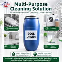 Base de détergent multi-usages en vrac, prix usine, dilution 1:9 pour la vaisselle et le lessive liquide