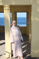 Abaya personnalisée en gros, design Ramadan, islamique, modeste, respirante pour femmes, robe de mariée musulmane été automne printemps