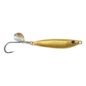 Mirror Plated <b>S</b> Shape Jig Lure 40g High Speed Spinner Single <b>Hook</b> For Mackerel Bass Bottom Bait Fishing Lure - Product Image 1