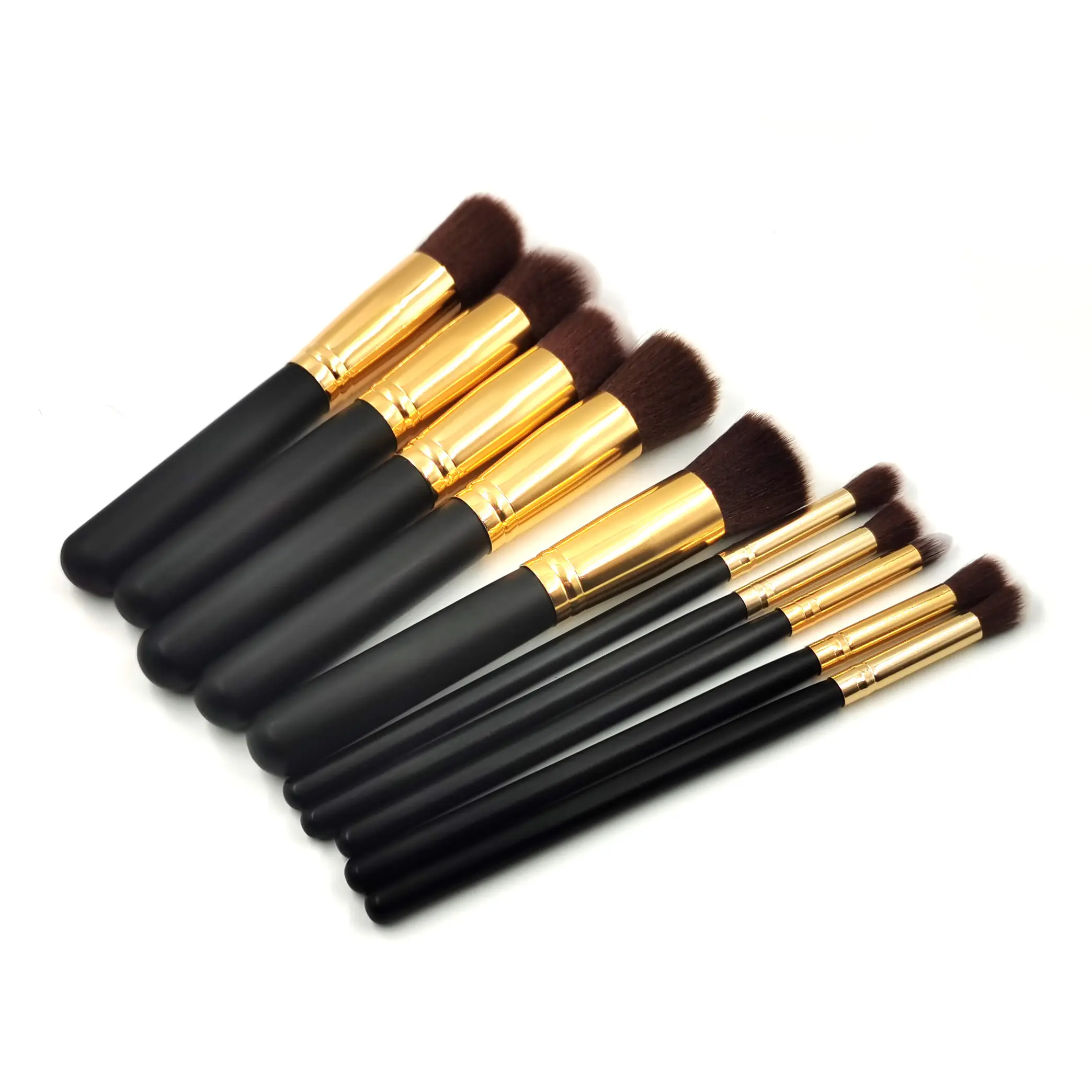 Wholesale Private Label Makeup Brush Set Wood handle Travel eye brush