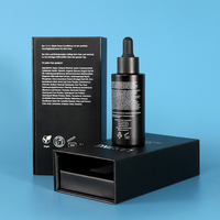 Premium Flat Pack Karton Geschenk verpackung Magnet verschluss Luxus Faltbare Tropf flasche Box Verpackung