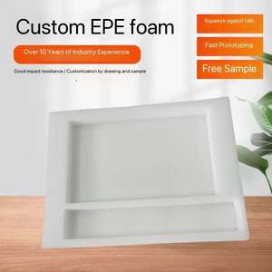 Настраиваемый лист пены EPE толщиной 0,5-150 мм белый полиэтиленовый упаковочный материал бесшовная защитная пленка предварительно разрезанная пена - Product Image 3