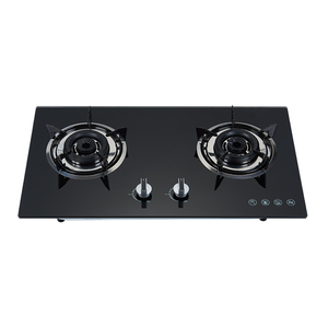 Bán buôn thiết bị nhà bếp 2 Burner cooktops hộ gia đình thương mại Tempered Glass Bếp gas nhúng được xây dựng trong gas HOB - Product Image 1