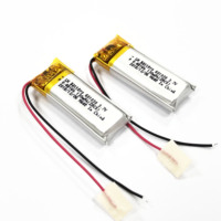 Baterías de Polímero de Iones de Litio Slim Lipo 601030 3.7V 35mAh/50mAh/130mAh, Batería LN con Certificación RoHS en Venta