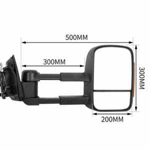 Rétroviseur latéral d'extension <span class=keywords><strong>pour</strong></span> Toyota Hilux Vigo Revo 2005-2015 4X4 Tout-terrain - Product Image 2
