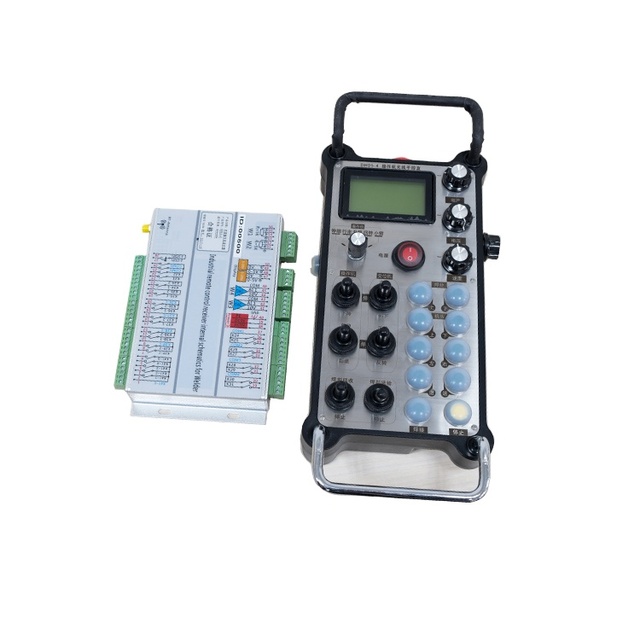 IP67 Industrial Machining Radio Remote Controller for Crane and Hoist Telecrane Welding Positioner with Joystick Speed Control