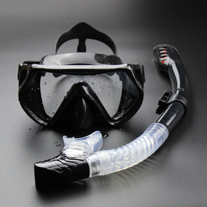 Máscara de Buceo de Silicona, Juego de Snorkel Rosa, Equipo de Natación Subacuática para Adultos - Product Image 3