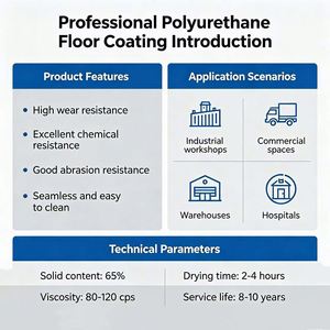 Weather Resistant UV Proof Polyurethane Liquid <b>Coating</b> Floor <b>Paint</b> for Stadium Outdoor Ground Brush Application - Product Image 2