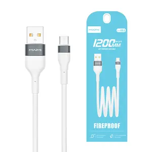 PESTON high quality usb charging tpe 1m cell phone cord type c charger cable x61 usb charging cable 6a super fast charge white