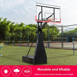 Panier de basket en alliage d'<span class=keywords><strong>aluminium</strong></span> réglable en hauteur pour adultes - Modèle extérieur mobile 002 - Réglage de la hauteur du panier pour les <span class=keywords><strong>dunk</strong></span> des enfants - Product Image 4