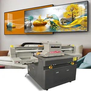 9060 cm UV-Flach bett drucker Digitaler Tinten strahl plotter LED-UV-Druckmaschine für Keramik-Telefon hülle Glas Holz