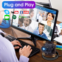 16MP Geniş Açılı USB Kamera Kartı Mini UVC USB2.0 4K Video Lightburn Kamera Modülü Windows Android Mac Linux Raspberry Pi için