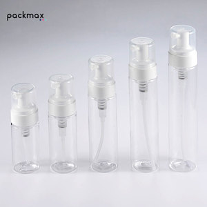 Flacon distributeur de savon mousse en plastique vide de 200 ml, forme cylindrique, avec pompe à mousse pour emballage cosmétique, idéal pour le lavage des mains, le shampoing et le savon à vaisselle - Product Image 2