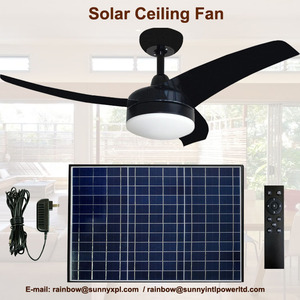 Quạt Làm Mát Gắn Trần Năng Lượng Mặt Trời Với Đèn LED, Quạt Trần Năng Lượng Mặt Trời Chạy Bằng Năng Lượng Xanh Bán Chạy - Product Image 2