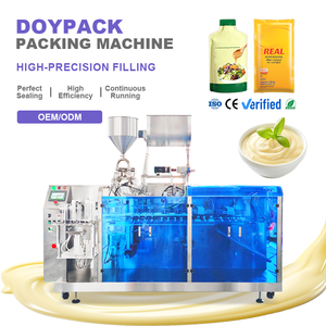Máquina Envasadora de Mayonesa Totalmente Automática de 100 ml y 250 ml, Máquina Envasadora Doypack para Bolsas de Forma Irregular - Product Image 1