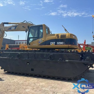 Mini-excavatrice sur chenilles d'occasion de bonne qualité, 320CL, 20 tonnes, avec boîte de vitesses PLC, pompe, modèle 2022 - Product Image 6