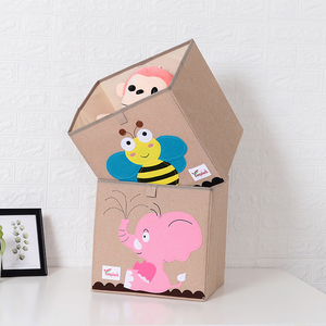 कपड़े धोने की भंडारण टोकरी बच्चों खिलौना कार सजावटी तह कपड़े भंडारण बॉक्स दराज आयोजक कपड़े भंडारण आयोजक बॉक्स - Product Image 2