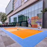 Tuiles de pickleball emboîtables prêtes à l'emploi pour terrain de sport extérieur, installation DIY, protection UV, haute performance