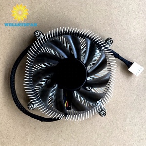 Wellsunffan SheZhen nhà máy 3pin giao diện điện CPU Cooler DC Cooler quạt tản nhiệt cho máy tính Bộ vi <span class=keywords><strong>x</strong></span>ử lý trường hợp máy tính - Product Image 3