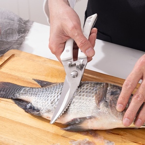 Nouvelles <span class=keywords><strong>Ciseaux</strong></span> de Cuisine Multifonctionnels en Acier Inoxydable Robustes pour Couper les Aliments et les Os de Poulet, Lavables au Lave-Vaisselle - Product Image 4