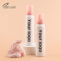 Nettoyant Moussant Bio Personnalisé Marque Privée Crème Fouettée Shampooing Cils 100ml Parfum Fraise