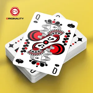Custom Gift Gambling Poker Box Waterproof Pvc Playing Cards With Box