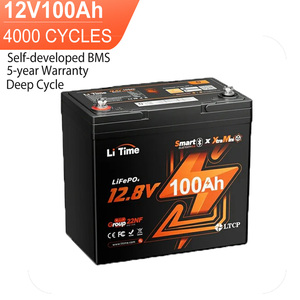 US Stock 12V 100Ah Extra <b>Mini</b> Slim Smallest Size 35% Space Saving Marine Lithium Ion Battery - Product Image 1