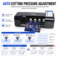 Machine de découpe de protection d'écran KASR avec vision par caméra pour la création de stickers photo personnalisés et la découpe de dessins animés