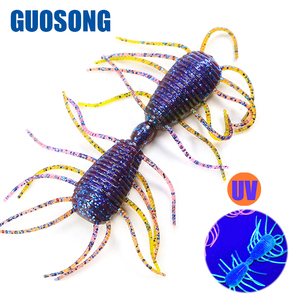 Vente en gros de leurres de pêche artificiels réalistes en forme d'insectes, en plastique, 88,4 mm, 2,9 g, pour la truite, le brochet, la perche, la pêche en rivière - Product Image 5