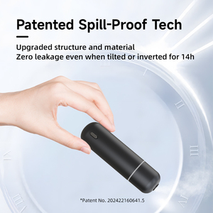 Custom USB Rechargeable Car Air Scent Diffuser Machine Electric Ultrasonic Waterless Car Aroma Essential Oil Diffuser - Product Image 2