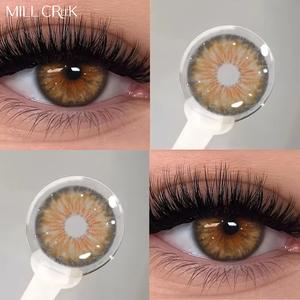 Lentes de Contacto Suaves Coreanas de Tres Tonos Más Vendidas al por Mayor, Material HEMA-NVP, 40% de Contenido de Agua, <span class=keywords><strong>Maquillaje</strong></span> para Ojos Grandes y Hermosos - Product Image 2