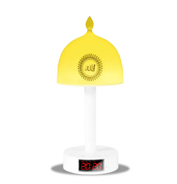 Hot Selling Muslim Gift Quran Player Azan Clock App Control Led Touch Lamp Portable Digital All Mp3 Quran Speaker Player