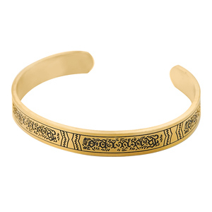 Jewelry <b>Set</b> Factory Custom Stainless Steel <b>Bangles</b> for Men Women Black Silver Color Adjustable <b>Bangle</b> Gold Plated - Product Image 5