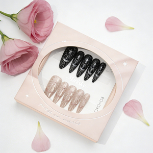 Nuevas uñas postizas de lujo de moda, ABS, con cobertura completa, en forma de almendra, personalizadas, estilo bailarina, stiletto, al por mayor - Product Image 4