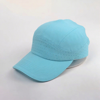 Casquettes de Sport Personnalisées à 5 Panneaux pour Hommes et Femmes, Séchage Rapide, Imperméables, Découpe Laser, Casquette de Baseball