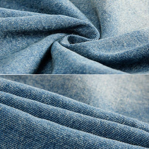 Veste en jean bleu épais à laver pour hommes Manteaux pour hommes Casual <span class=keywords><strong>Duffle</strong></span> Collar Cachemire pour hommes Vente en gros <span class=keywords><strong>Chaud</strong></span> Imprimé grande taille - Product Image 4