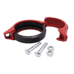 ข้อต่อแบบมีร่องสำหรับดับเพลิง ข้อต่อแบบยืดหยุ่นสำหรับระบบหัวฉีดน้ำดับเพลิงในคลังสินค้า ข้อต่อแบบข้อศอก ข้อต่อแบบหน้าแปลน ข้อต่อแบบที ท่อไฮดรันท์ดับเพลิง - Product Image 6