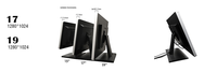 Écran d'ordinateur LCD tactile de 7, 12, 15, 17, 19 pouces